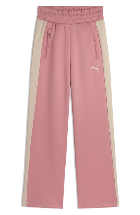 Kids
 T7 Foundations Straight Leg Piqué Track Pants (Big Kid)