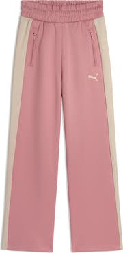 PUMA Kids' T7 Foundations Straight Leg Piqué Track Pants
