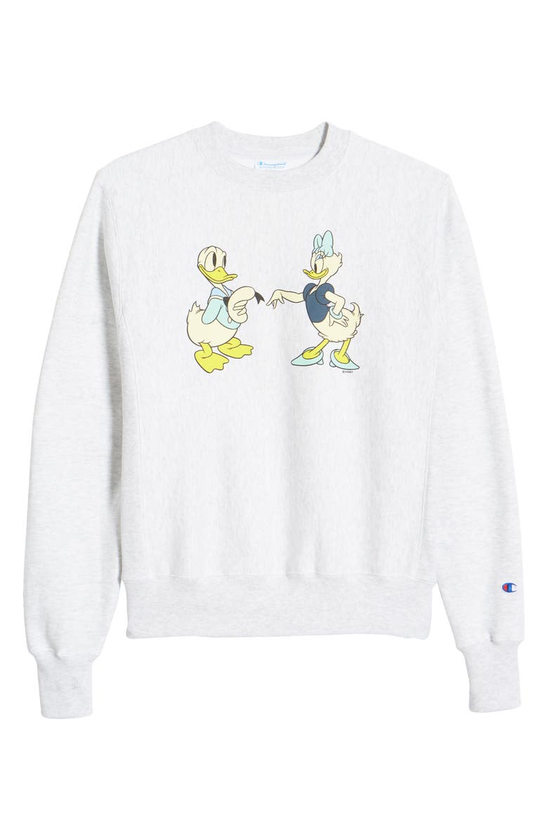 Champion Disney x Champion Unisex Donald & Daisy Graphic Sweatshirt, Main, color, 