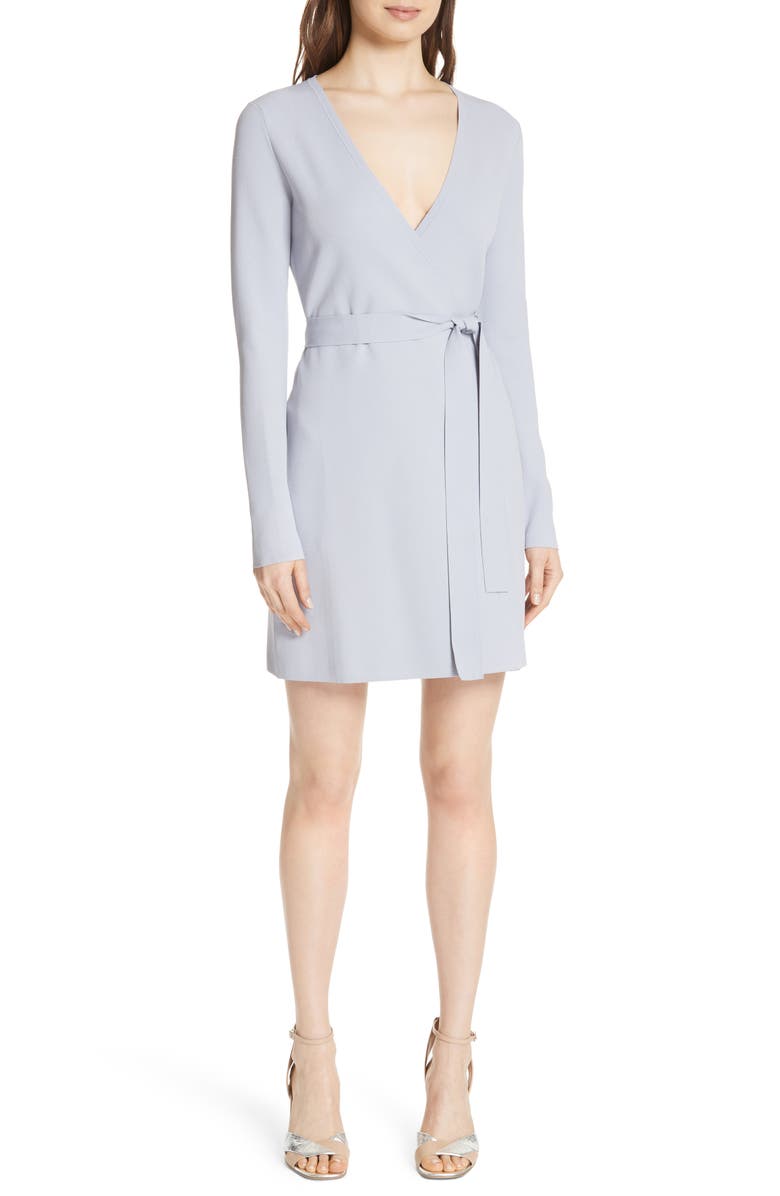 DVF Diane von Furstenberg Knit Wrap Dress, Main, color, 