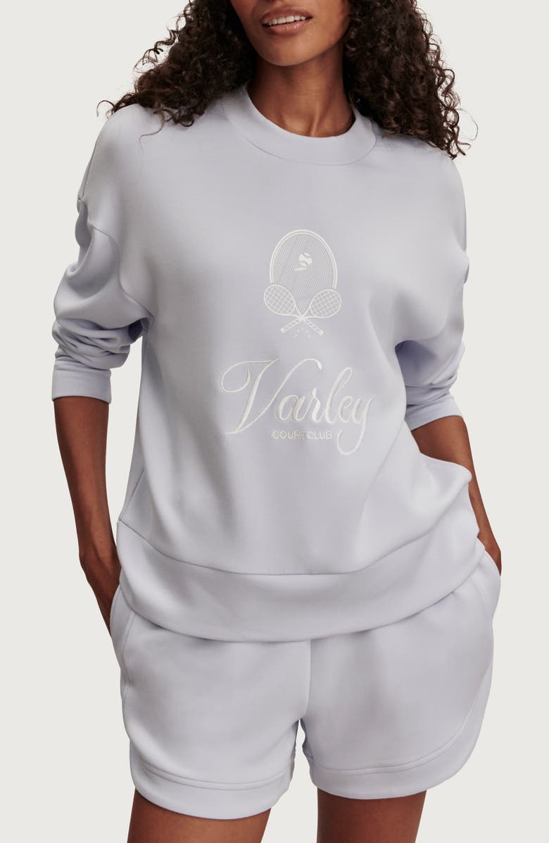 Varley Rasco Sweatshirt, Main, color, Xenon Blue