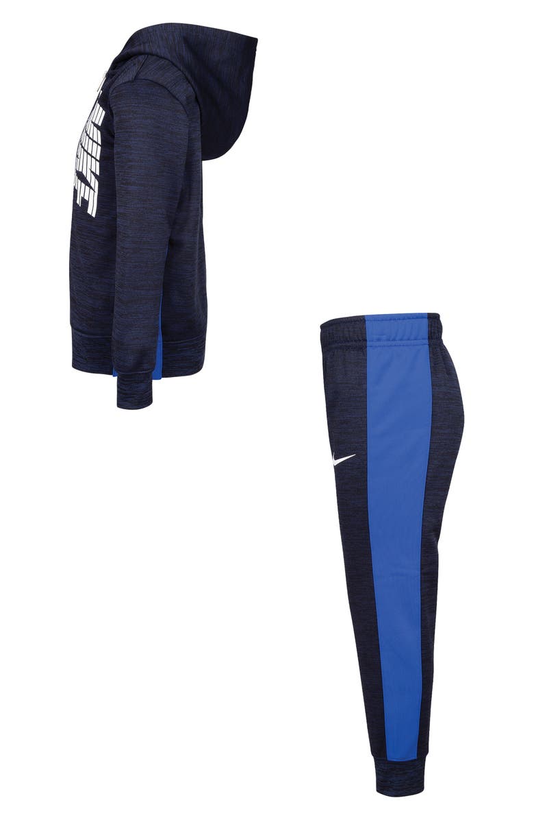Nike Kids' Therma-Fit Hoodie & Joggers Set, Alternate, color, Midnight Navy Heather