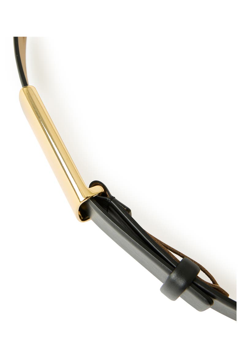Mason Leather Belt, Alternate, color, BLACK GOLD