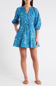 SUGARLIPS Dabria Split Neck Minidress