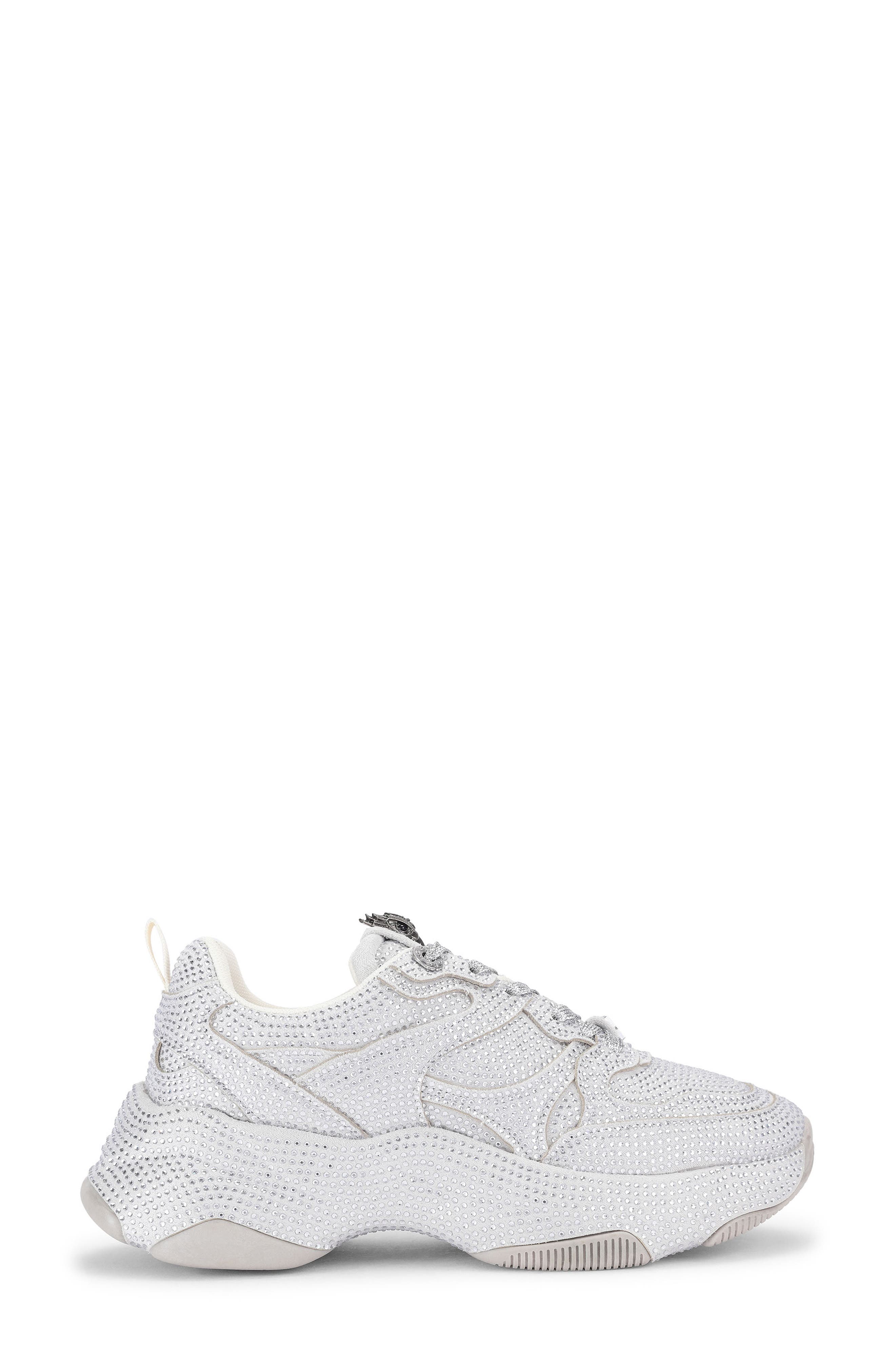Starlight Embellished Running Sneaker, Main, color, SILVER