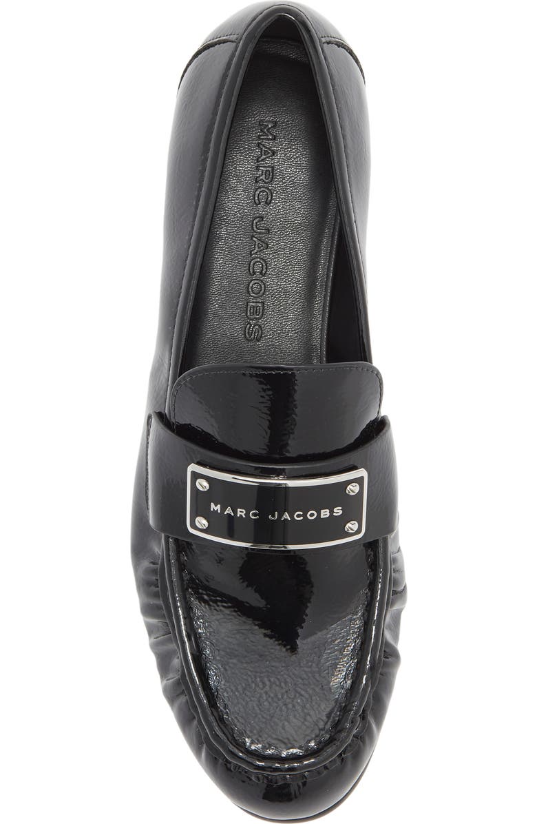 Marc Jacobs The Bold Logo Loafer, Alternate, color, Black