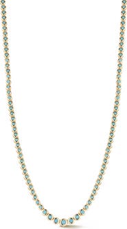 SPHERA MILANO Graduated Tennis Necklace