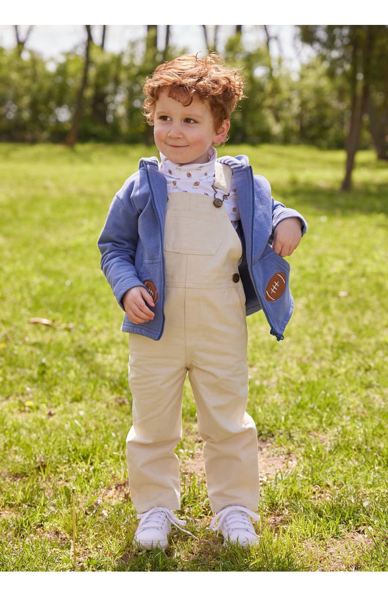 Little English Kids' Printed Turtleneck, Alternate, color, Footballs