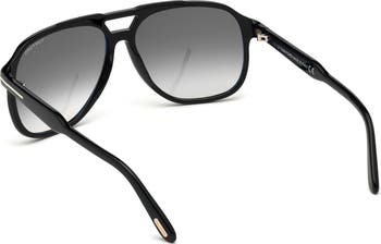 Raoul 62mm Gradient Oversize Navigator Sunglasses