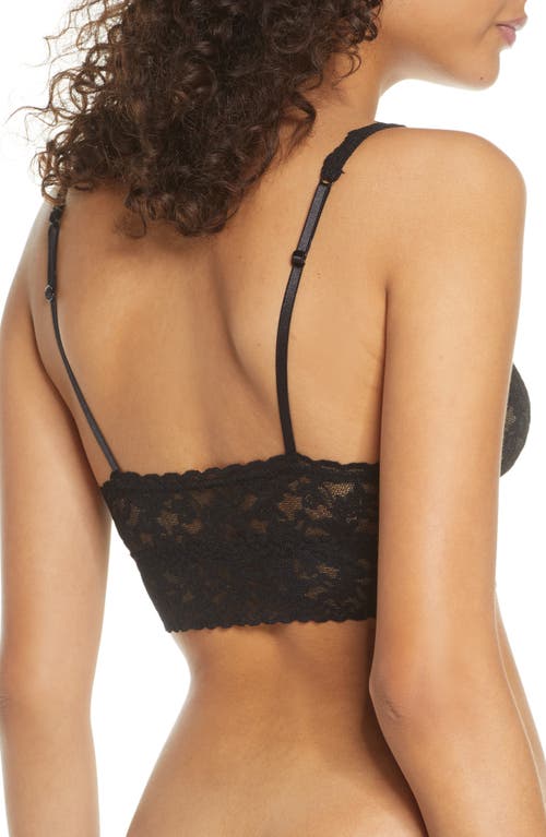 Hanky Panky Retro Longline Bralette In Black