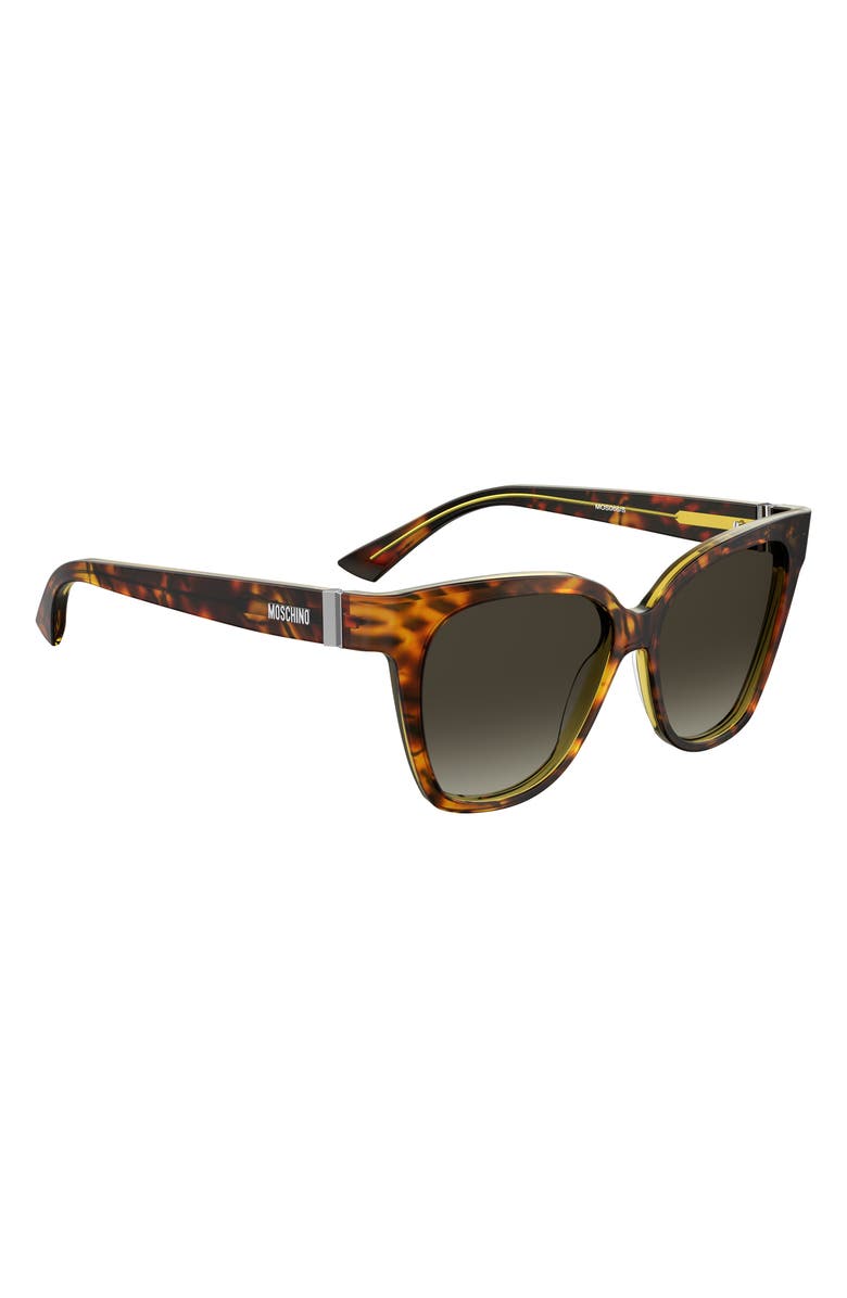 Moschino 55mm Cat Eye Sunglasses, Alternate, color,