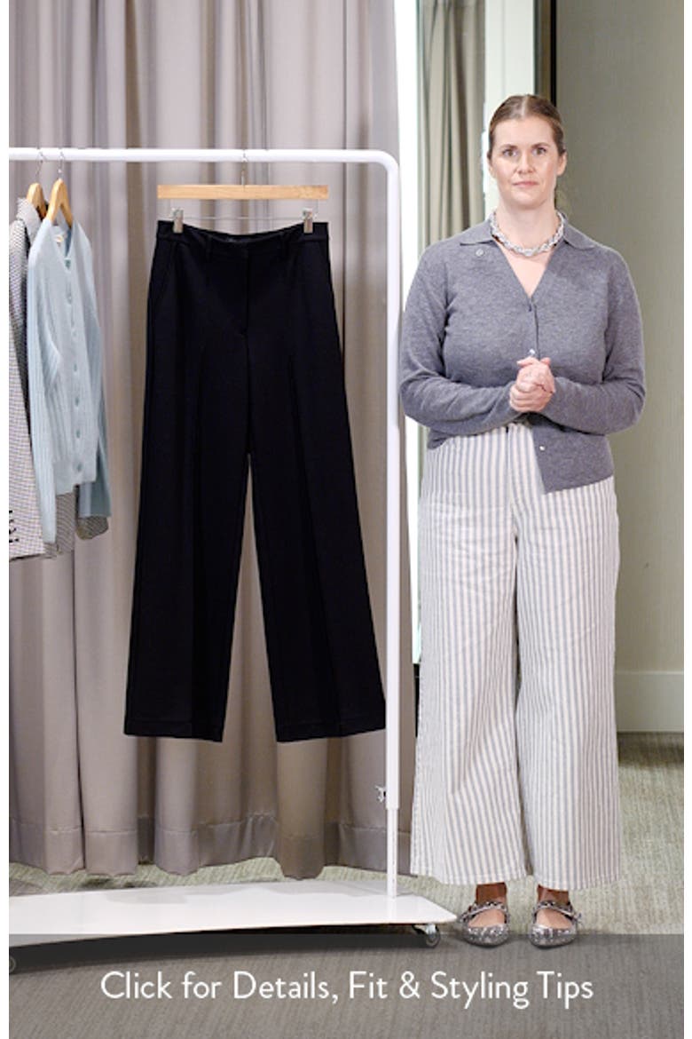 The Saddy Inverted Pleat Wide Leg Pants video