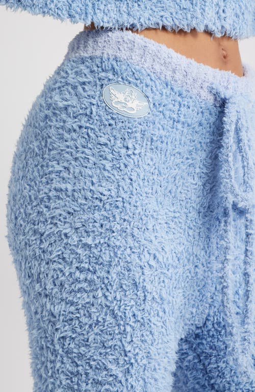 Boys Lie Bodhi Fuzzy Sweatpants In Blue