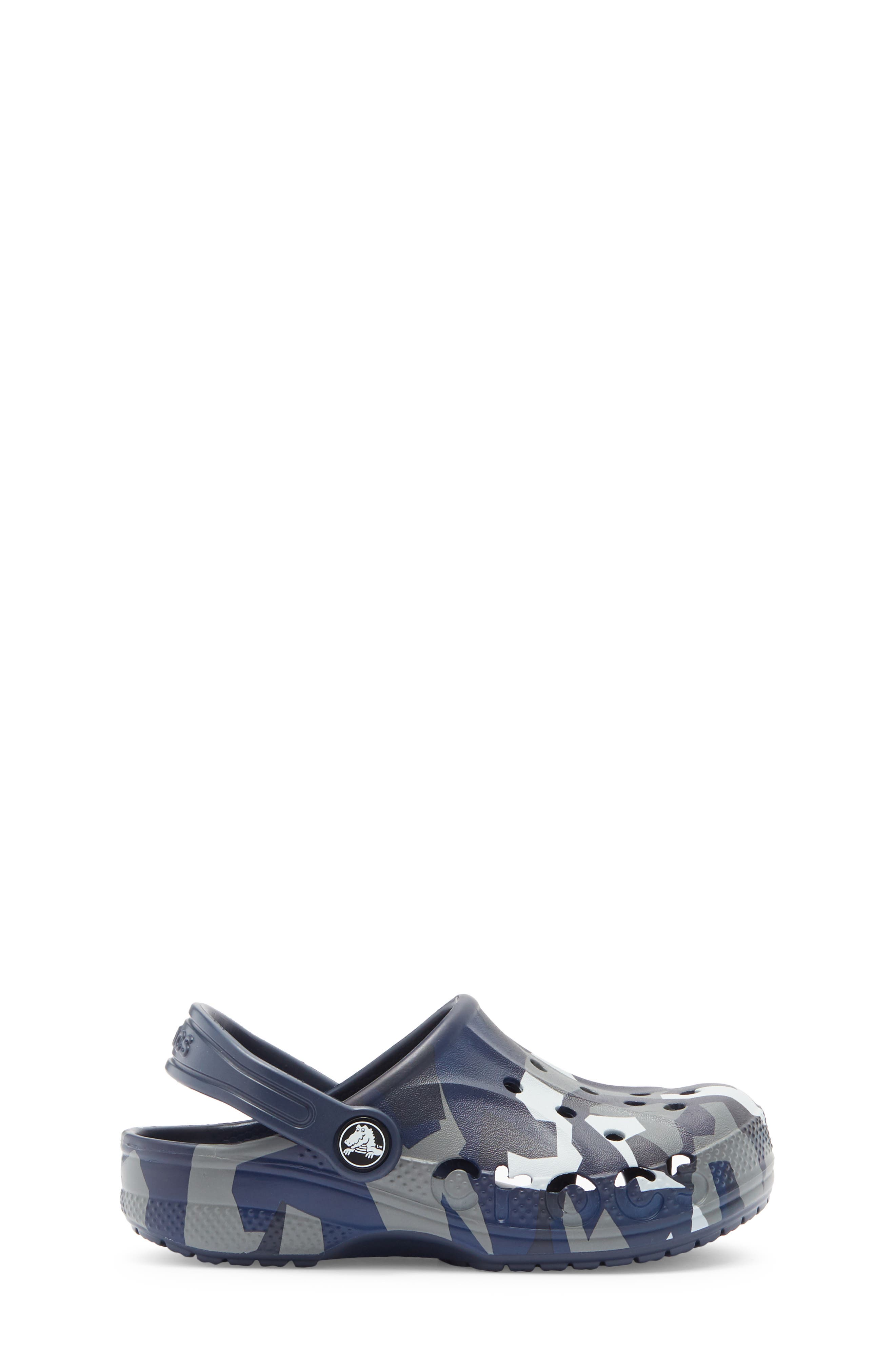 CROCS Kids' Baya Print Clog, Alternate, color, Navy Multi