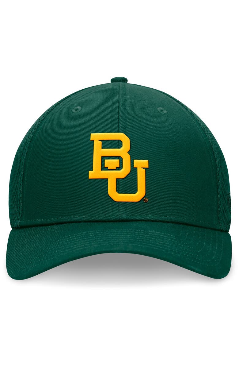 TOP OF THE WORLD Men's Top of the World Green Baylor Bears Spacer Flex Hat, Alternate, color, Green
