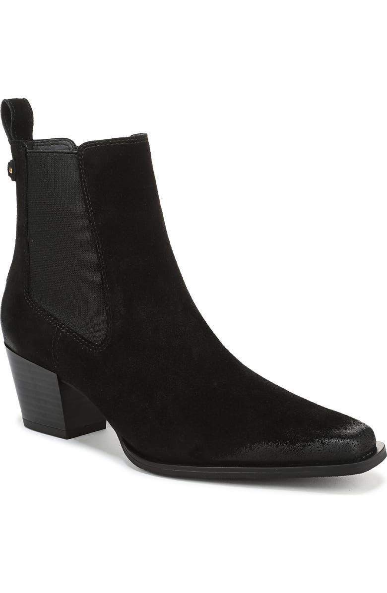 Sam Edelman Ashtyn Chelsea Boot, Main, color, Black Suede