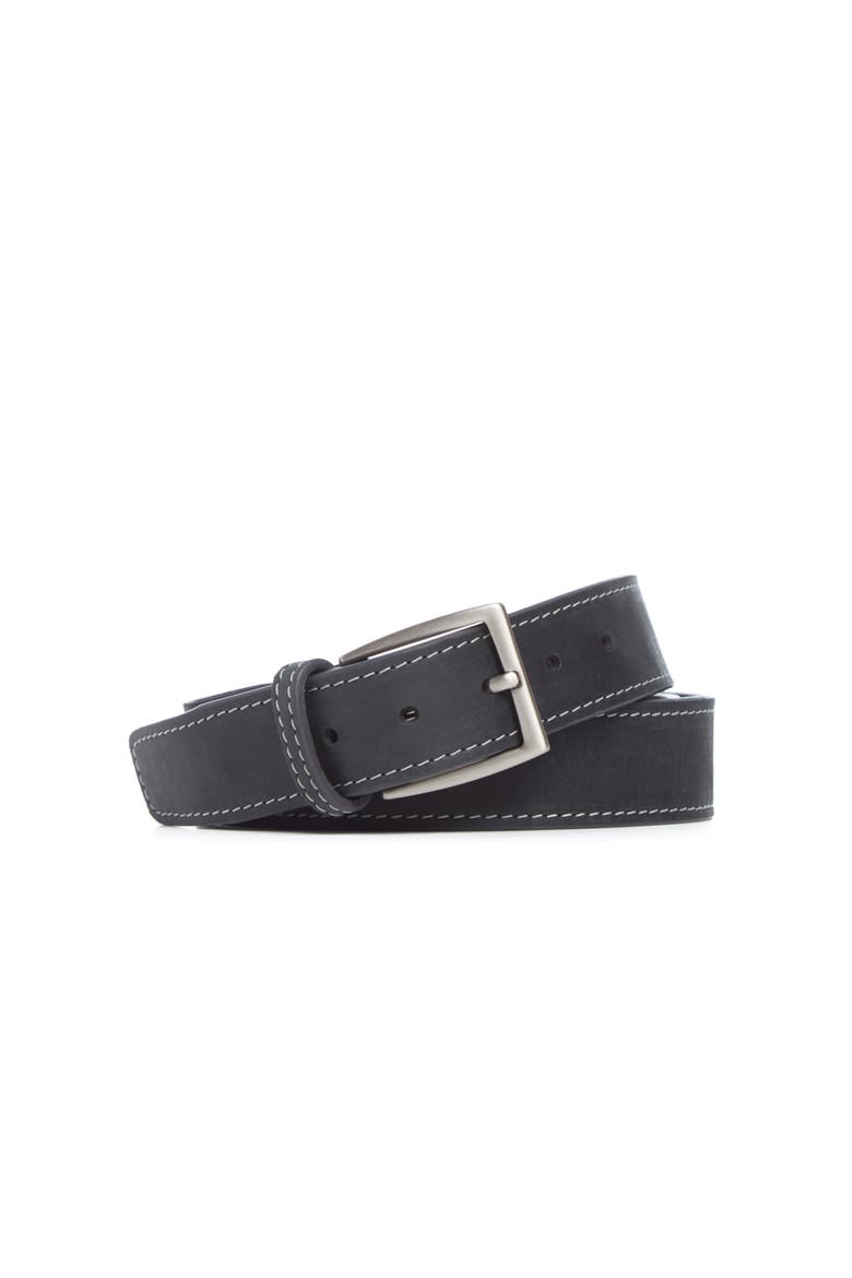 Roman Leather Belt, Main, color, Peppercorn