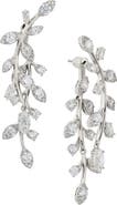 Nadri Whimsy Cubic Zirconia Front/Back Drop Earrings