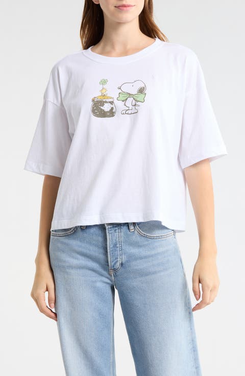 Snoopy Pot of Gold Graphic T-Shirt