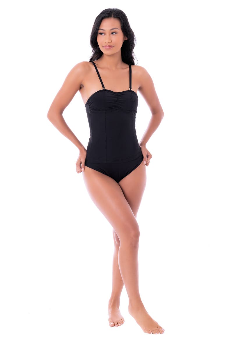 Dai Moda Women's Tammy One Piece Tummy Control Swimsuit, Main, color,