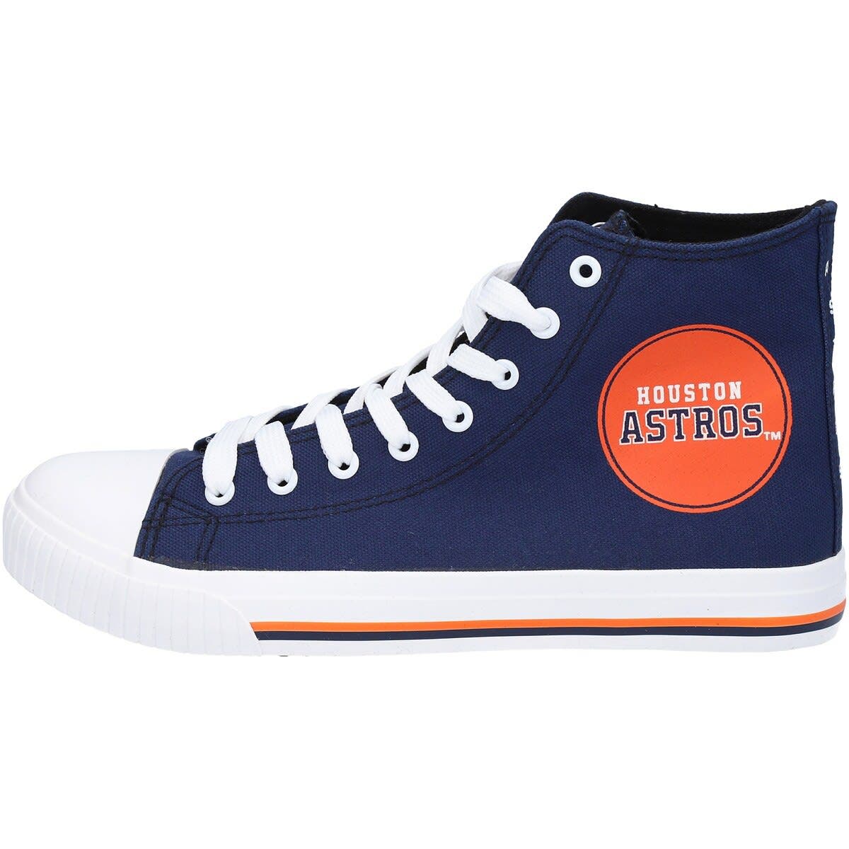 FOCO Men's FOCO Houston Astros High Top Canvas Sneakers, Alternate, color, 