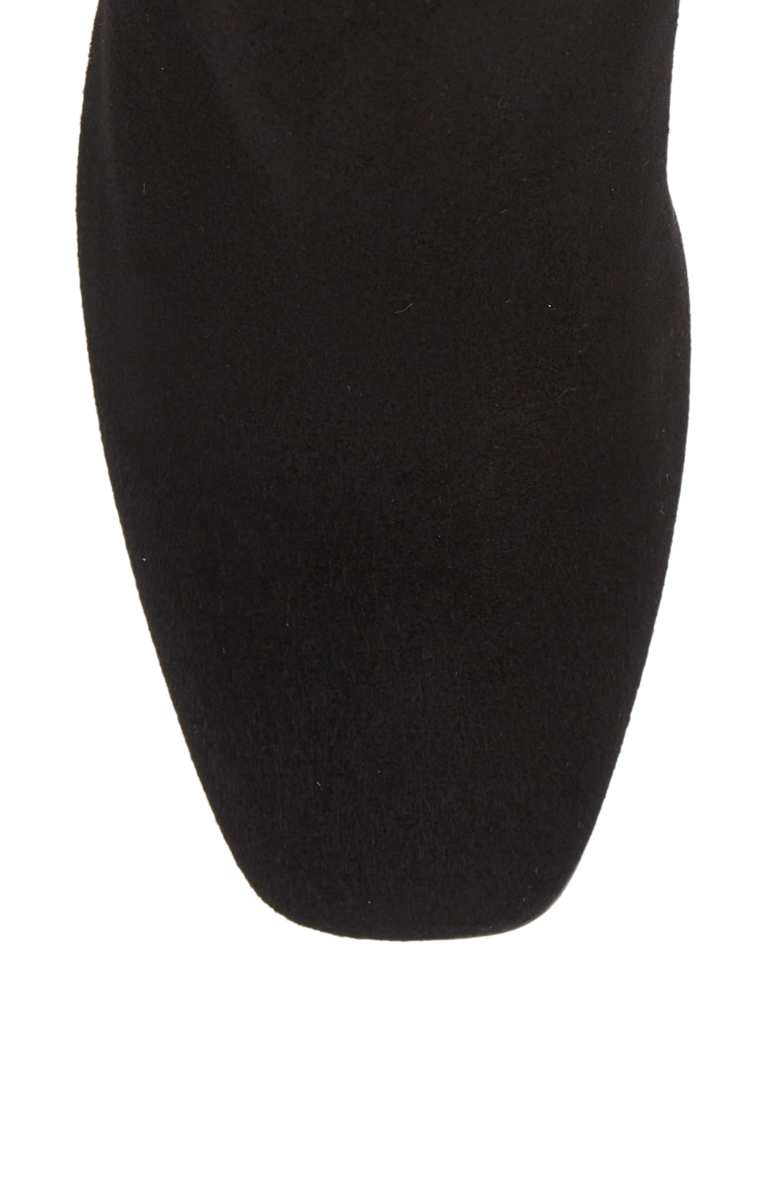 Dalia Water Resistant Bootie, Alternate, color, BLACK