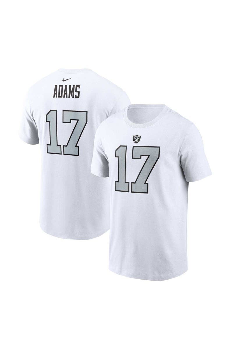 Nike Men's Nike Davante Adams White Las Vegas Raiders Player Name & Number T-Shirt, Main, color, 