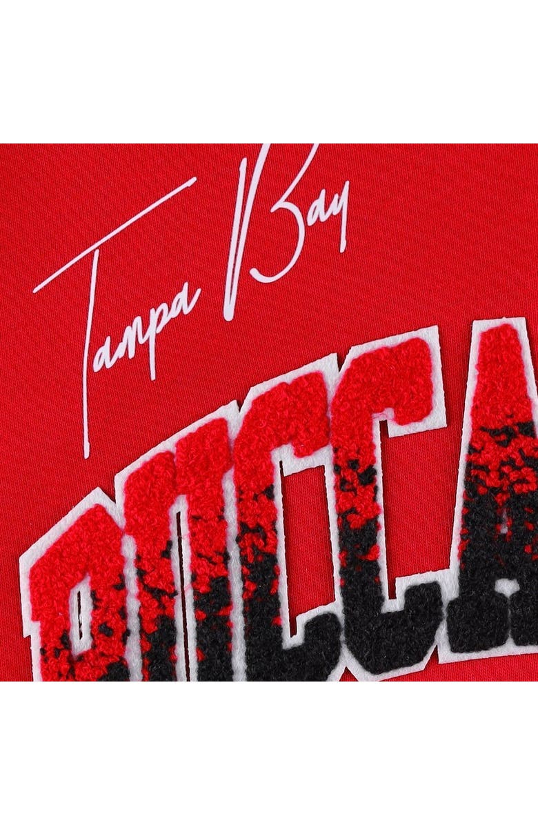 PRO STANDARD Women's Pro Standard Red Tampa Bay Buccaneers Local Patch Pullover Hoodie, Alternate, color,