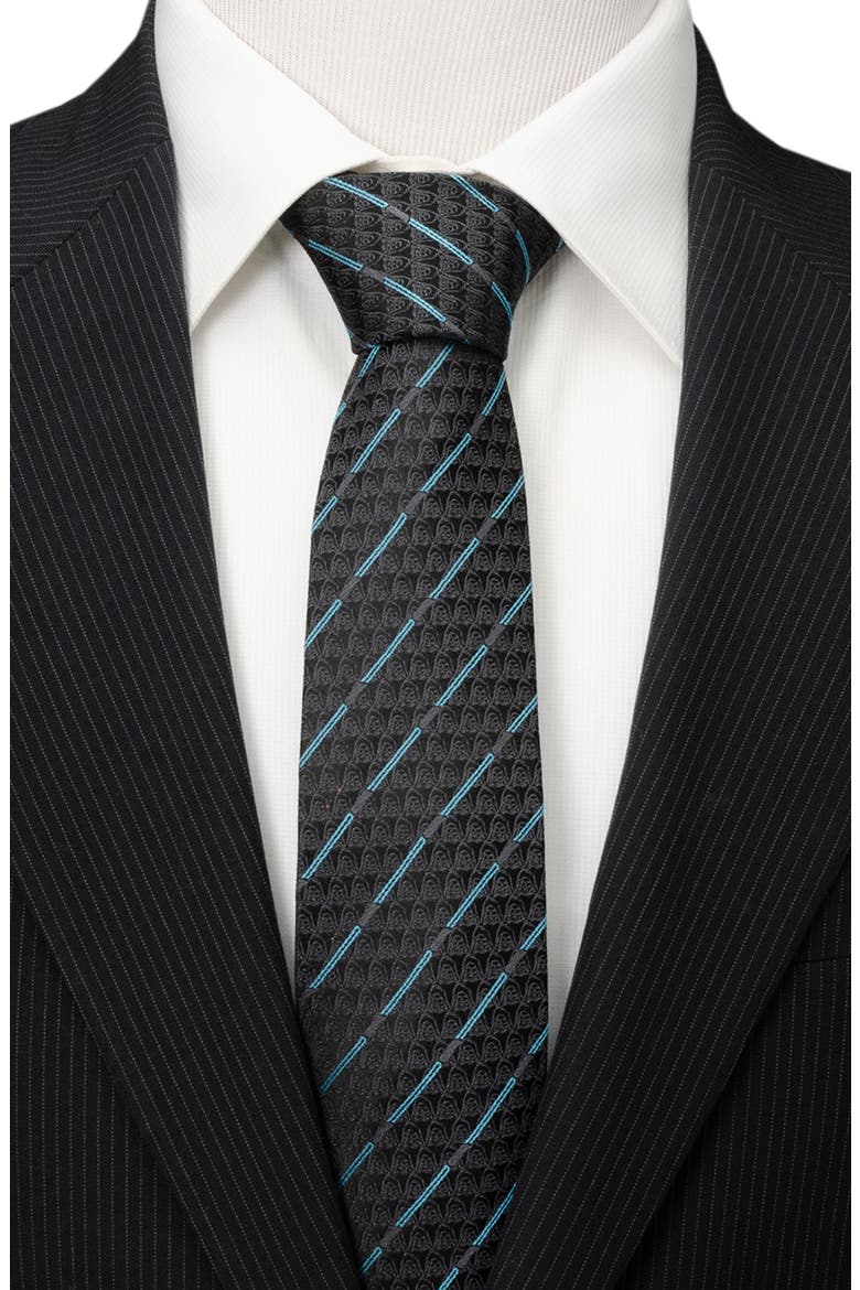 Star Wars™ Obi-Wan Kenobi Lightsaber & Darth Vader Silk Tie, Alternate, color, BLACK