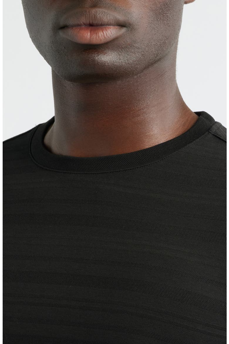 Pablo Long Sleeve Cotton Blend T-Shirt, Alternate, color, BLACK