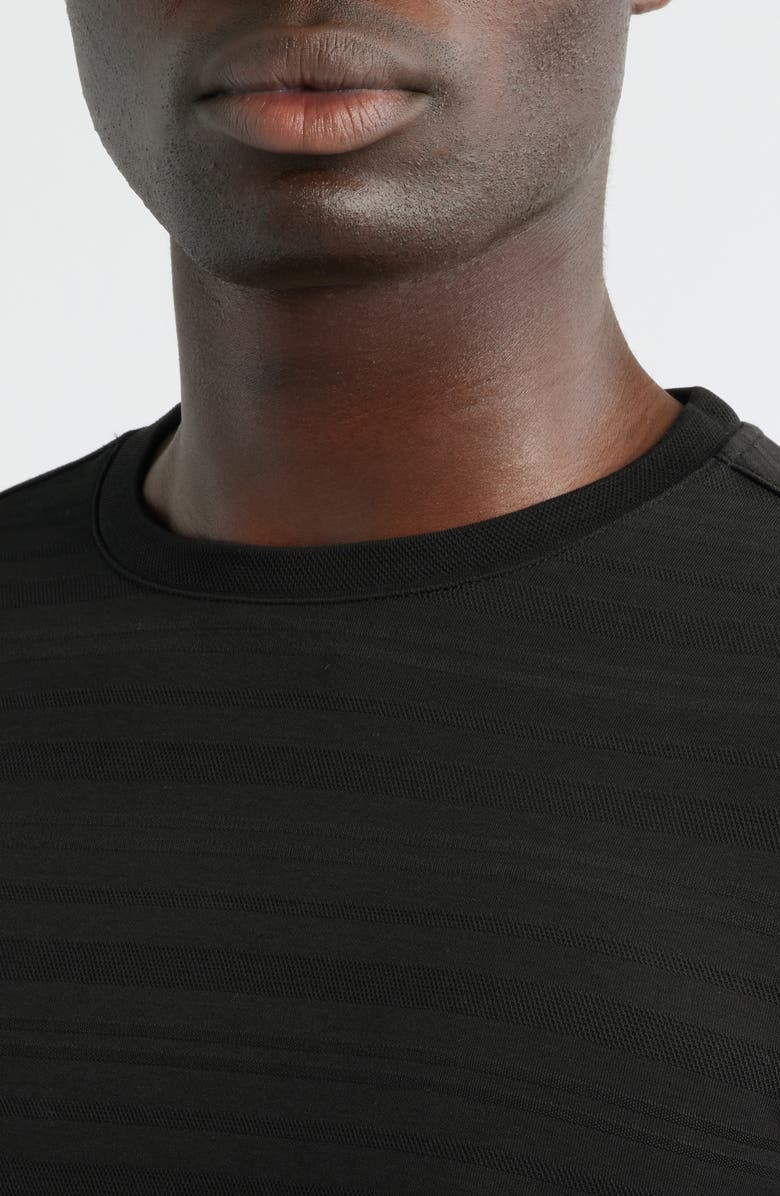 Robert Barakett Pablo Long Sleeve Cotton Blend T-Shirt, Alternate, color, Black