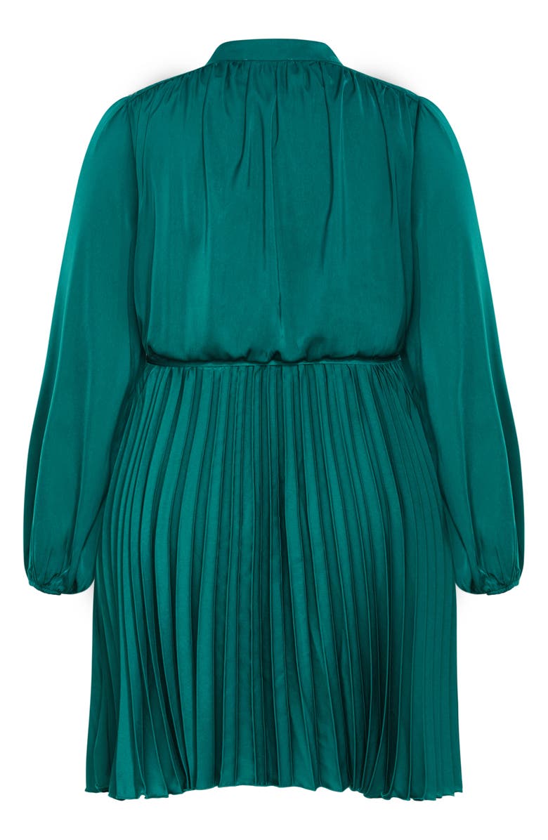 City Chic Halle Long Sleeve Minidress, Alternate, color, 