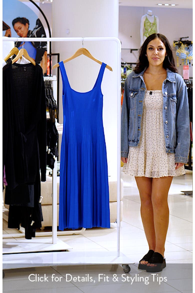 Ellison Pleated Midi Dress video