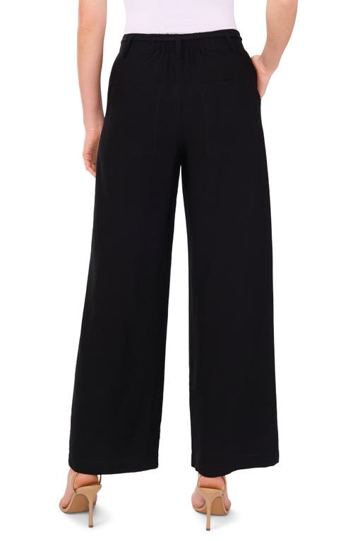 Shop Vince Camuto Beaded Tie Belt Wide Leg Pants