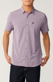 Rip Curl Vaporcool Aerotech Short Sleeve Performance Button-Up Shirt