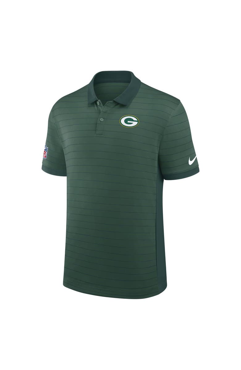Nike Men's Nike Green Green Bay Packers Sideline Victory Stripe Performance Polo, Alternate, color, Green