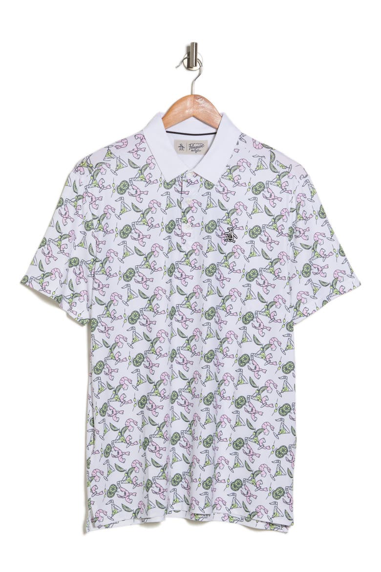 Shrimp Cocktail Polo, Alternate, color, BRIGHT WHITE