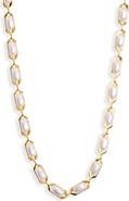 NORDSTROM RACK Demi-Fine Faux Pearl Link Necklace