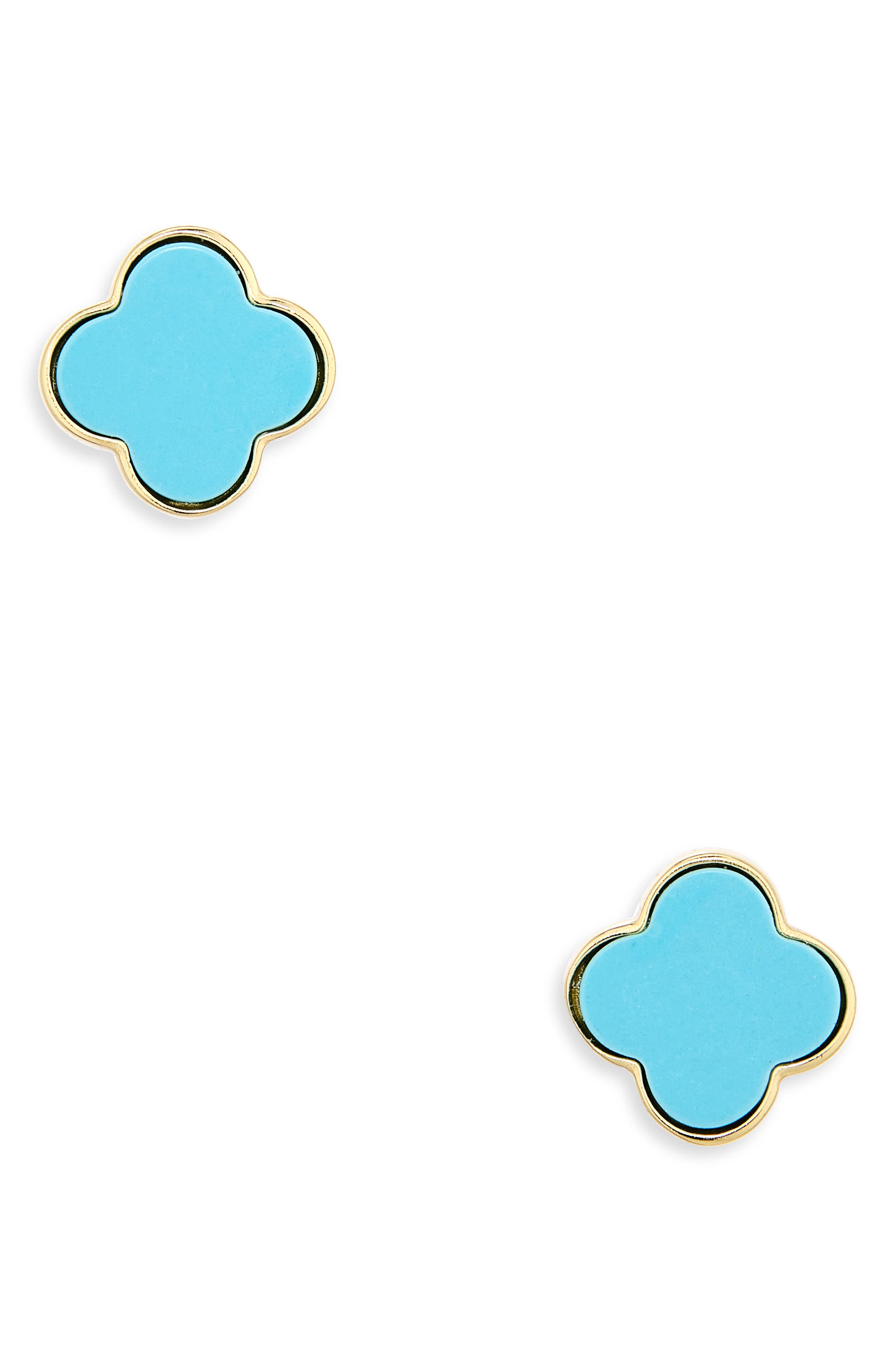 ARGENTO VIVO Clover Stud Earrings