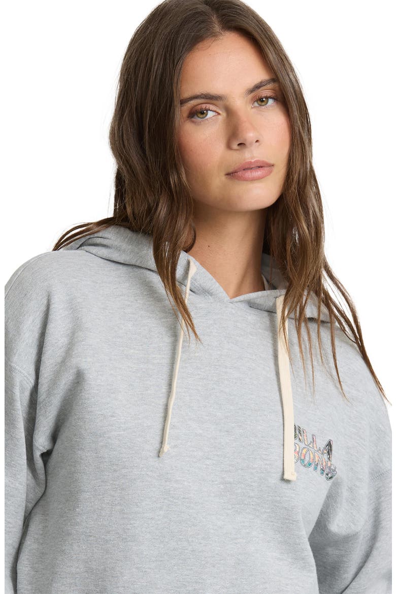 Retro Vibes Graphic Hoodie, Alternate, color, HEATHER GRAY