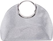Nina Hannah Crystal Embellished Top Handle Bag