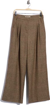 Barbour Sophia Wide Leg Wool Trousers