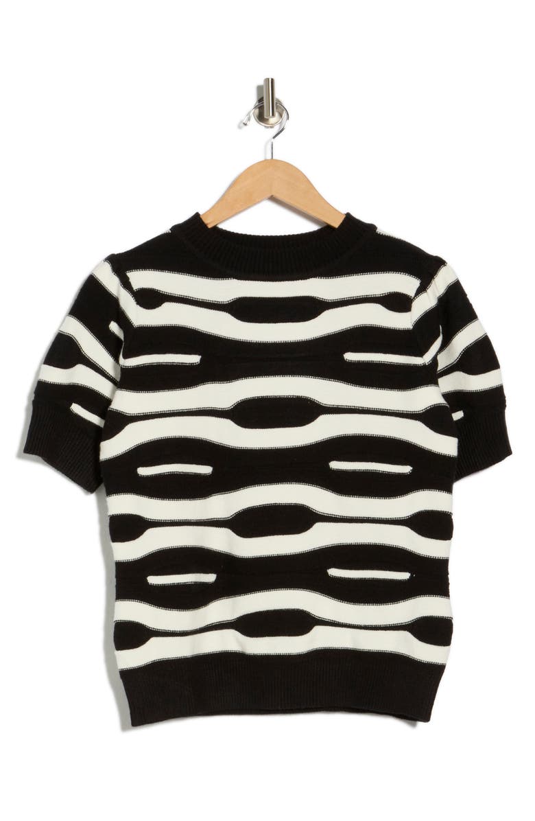 AREA STARS Lara Sweater Top, Alternate, color, Black