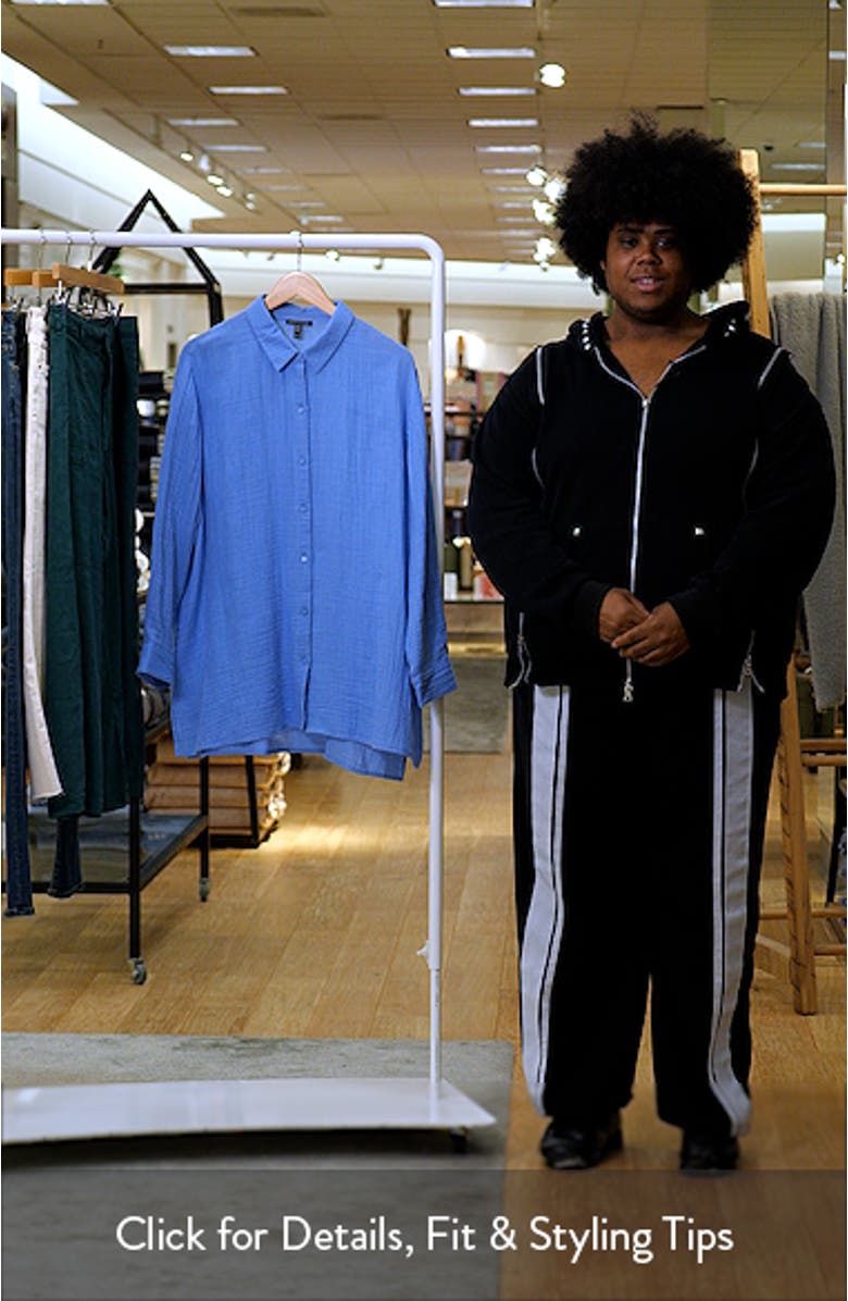 Stripe Organic Cotton Button-Up Shirt, sales video thumbnail