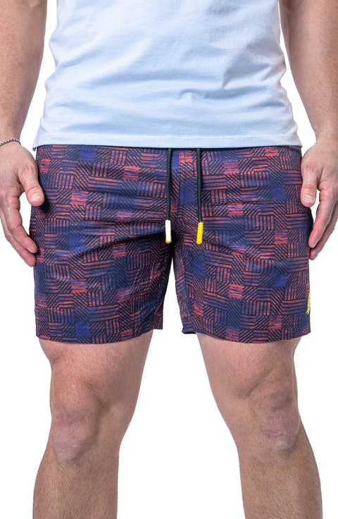 Swim Lion Circuit Multi Swim Trunks