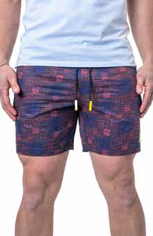 Swim Lion Circuit Multi Swim Trunks