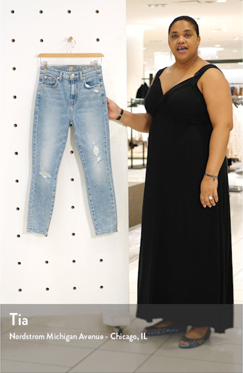 High Waist Ankle Skinny Jeans, sales video thumbnail