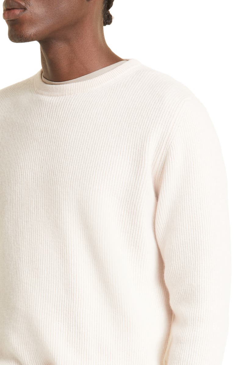 Eleventy Fine Gauge Cashmere Crewneck Sweater, Alternate, color, Pink