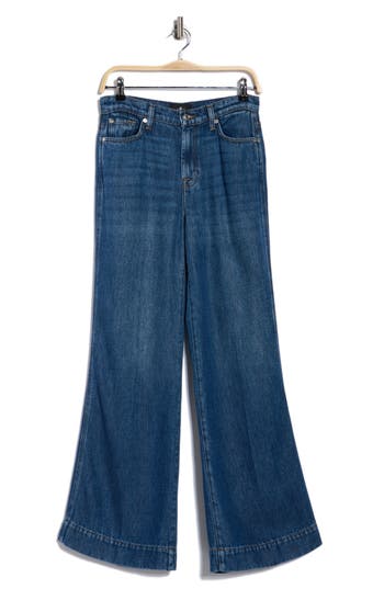7 For All Mankind Modern Dojo High Waist Flare Jeans In Blue