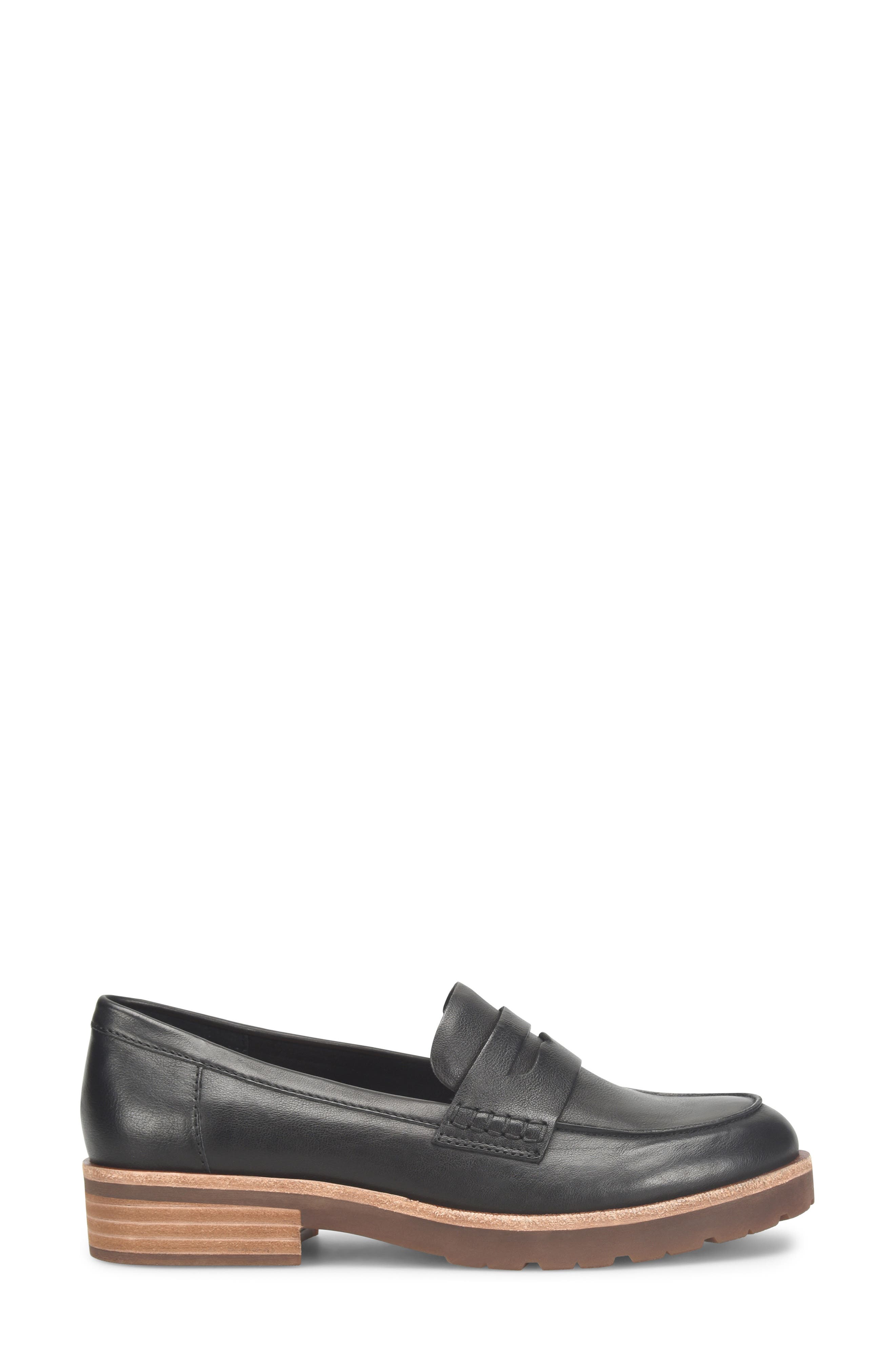Kork-Ease<sup>®</sup> Carlisle Penny Loafer, Alternate, color, Black